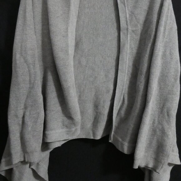 JOE FRESH | medium | Elegant Grey Waffle Knit Open Front Cardigan | NWOT - Picture 10 of 16